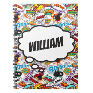 Fun Personalised Name Comic Book
