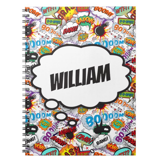 Fun Personalised Name Comic Book (Front)