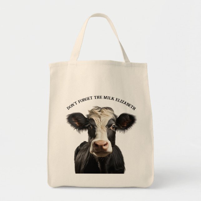 Fun personalised shopping quotes  tote bag (Front)