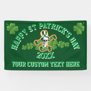 Fun personalised Sr Patrick's day. Banner