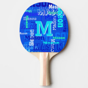 Fun Personalized and Monogrammed Ping Pong Paddle