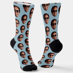 Fun Personalized Face Photo Socks