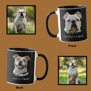 Fun Personalized Halloween Dog Photo Mug Too Cute 