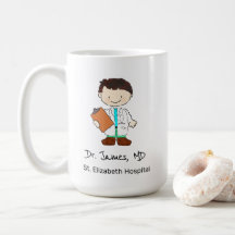 Fun Personalized Nurse Doctor Illustration Cartoon