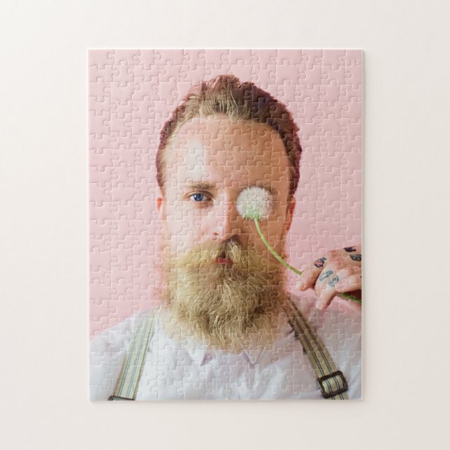 Fun Personalized Your Face Custom Photo  Jigsaw Puzzle (Vertical)