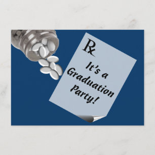 Fun Pharmacist Graduation Party Invitations