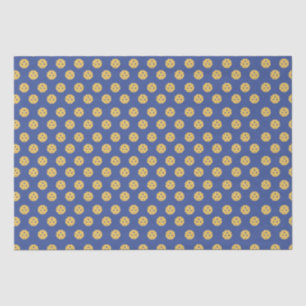 Fun Pickleball Pattern Blue Gift  Tissue Paper