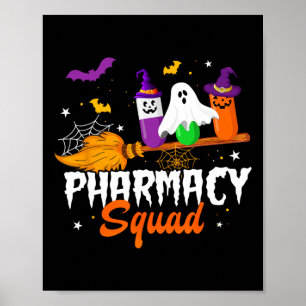 Fun Pills Pharmacy Squad Pharmacist Technician Hal Poster