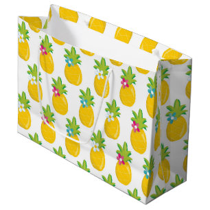 Fun Pineapple party fruit large gift bag