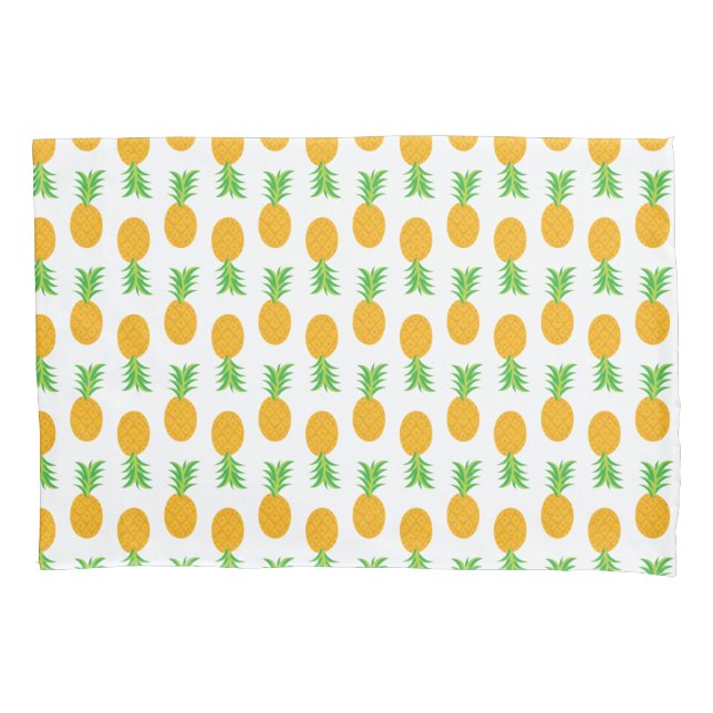 Fun pineapple Pattern pillow cover (Front)