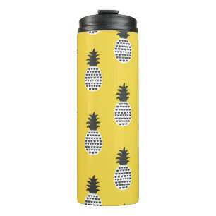 Fun pineapple seamless pattern thermal tumbler