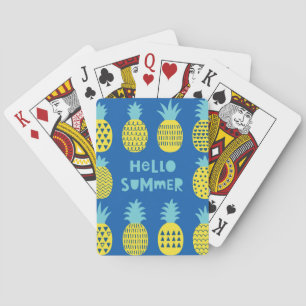 Fun Pineapple Vintage Card Design