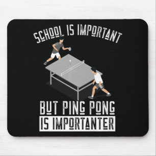 Fun Ping Pong Player Table Tennis Gift Mouse Pad