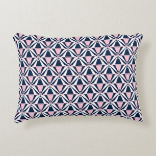 Fun Pink and Blue Pattern  Decorative Cushion