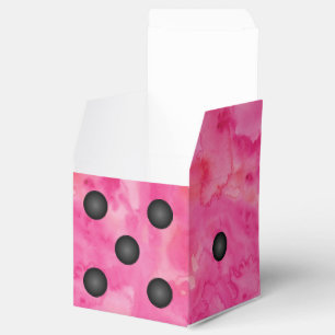 Fun Pink Bunco Dice Party Favour Box