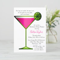Fun Pink Martini Cocktail Hour Bachelorette Party