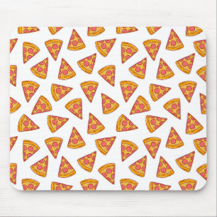 Fun Pizza Slice Pattern Mouse Pad