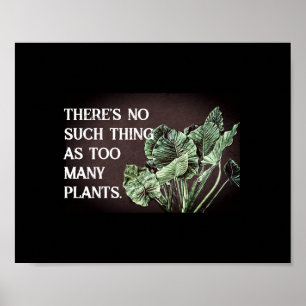 fun plant lovers quote bold nature photo art  wall poster