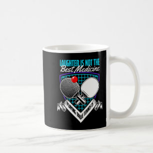 Fun Play Tennis Best Medicine Playing Table Tennis Coffee Mug