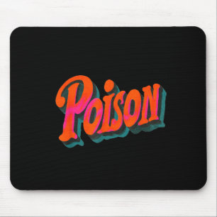 Fun Poison Statement Emblem Mouse Pad