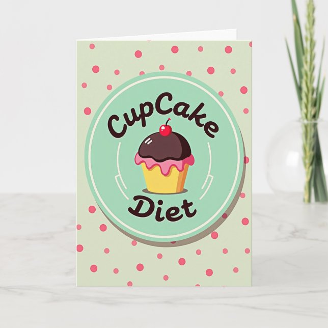 Fun Polka Dot Birthday Card (Front)