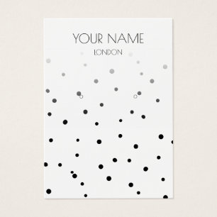 Fun polka dot pattern earring display card