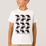 Fun Pooping Dogs Santa Christmas  T-Shirt<br><div class="desc">Fun Christmas pooping dog Tee shirt best ugly shirt sweater</div>