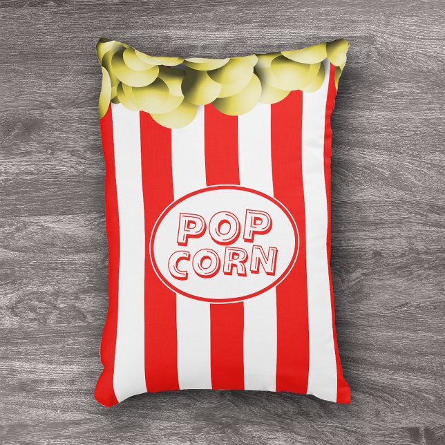 Fun Popcorn Box Movie Theme Decorative Cushion (Creator Uploaded)