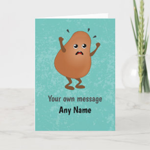 Fun Potato Temper Tantrum - Wailing Spud Custom Card