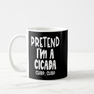Fun Pretend Cicada Lazy Halloween Cicada Costume Coffee Mug