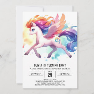 Fun Printable Horse Birthday  Invitation