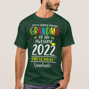 Fun Proud Grandma Of An Awesome Preschool 2022 Gra T-Shirt