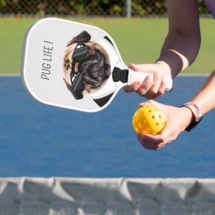 Fun pug stylish modern  pickleball paddle