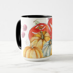 Fun Pumpkin and Apples Fall Season Mug