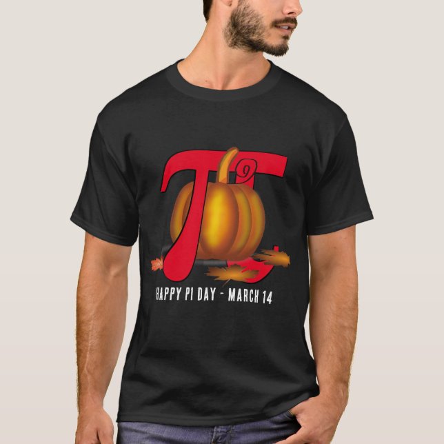 Fun PUMPKIN Pi Day  T-Shirt (Front)