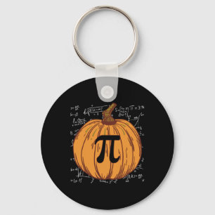 Fun Pumpkin Pie Halloween Fall Thanksgiving Pumpki Key Ring