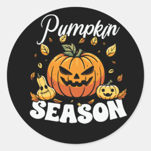 Fun Pumpkin Season Halloween Sticker