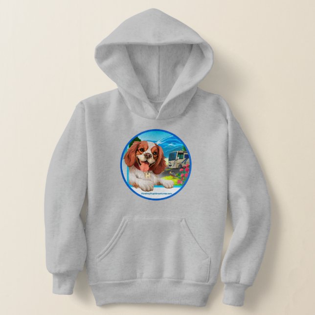 Fun Puppy Kids Premium Sweatshirt (Laydown)