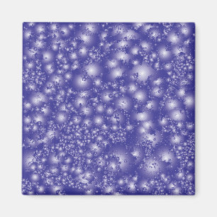 Fun PURPLE Abstract Ink Super Splash pattern Magnet