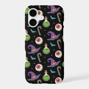Fun Purple Halloween,Green Magic Witchy Bottle