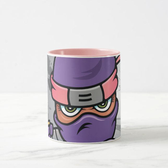 Fun Purple Ninja Mug (Center)