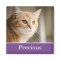 Fun Purple Personalised Pet Photo Magnet