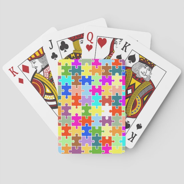 Fun Puzzle Playing Cards (Back)
