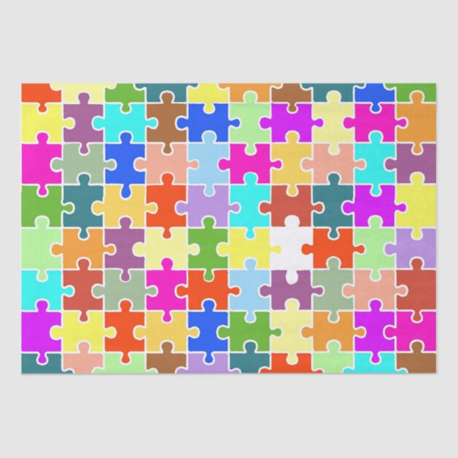 Fun Puzzle Tissue Paper (Front)