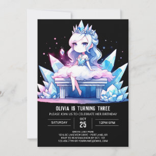 Fun Queen Princess Birthday Invitation