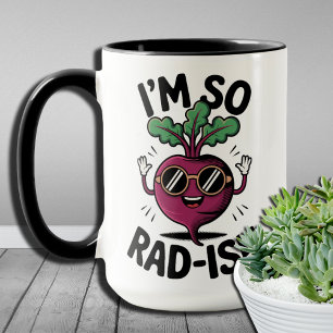 Fun Quirky Design for Rad People I'm So Rad-Ish Mug