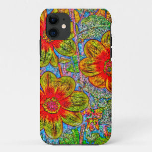 Fun quirky flower designed I phone 5s Barely there iPhone 11 Case