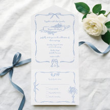 Fun Quirky Hand Drawn Doodle Wedding