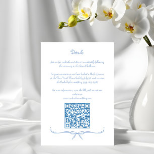 Fun Quirky Hand Drawn Doodle Wedding Enclosure Card