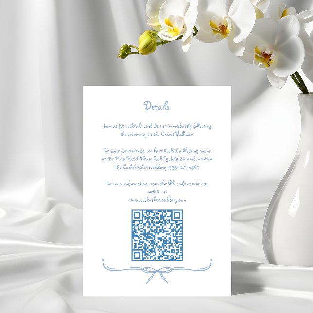 Fun Quirky Hand Drawn Doodle Wedding Enclosure Card (Creator Uploaded)